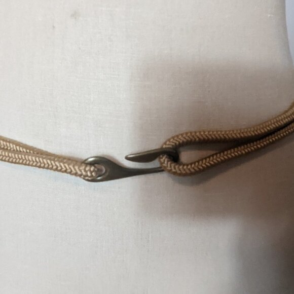 Statement Belt Boho Metal Round Woven Rope Dopamine Dressing Bead Wearable‎ Art main image 3